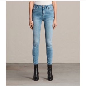 All saints skinny fit jeans